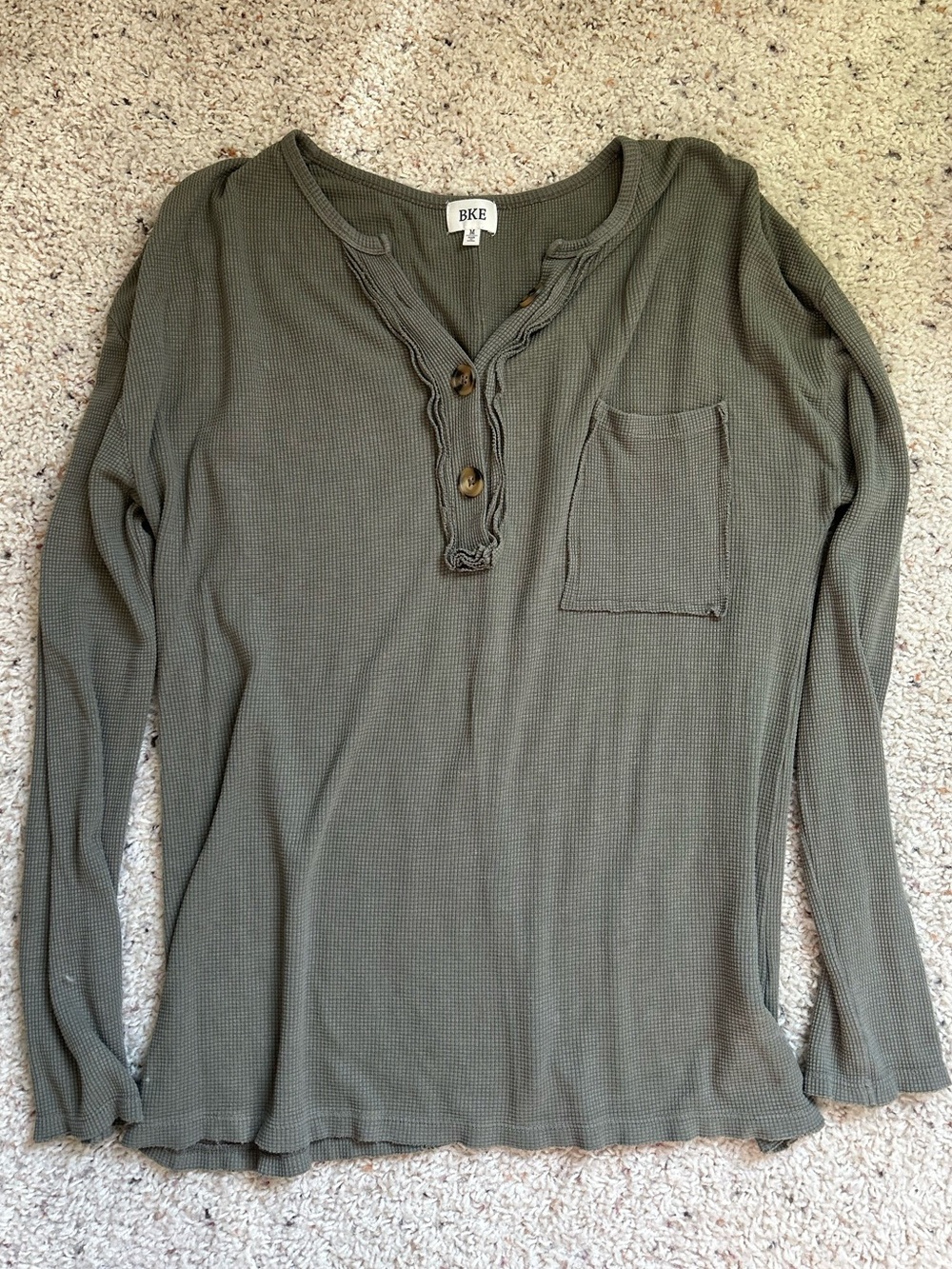 BKE Waffle Knit long sleeve
